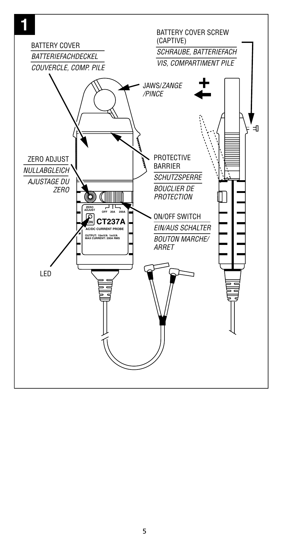 Amprobe CT235A ACDC-Current-Probes User Manual | Page 11 / 28