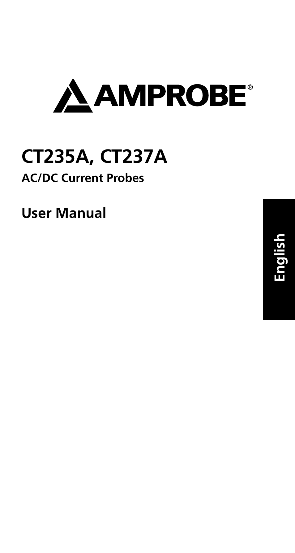 Amprobe CT235A ACDC-Current-Probes User Manual | Page 5 / 28