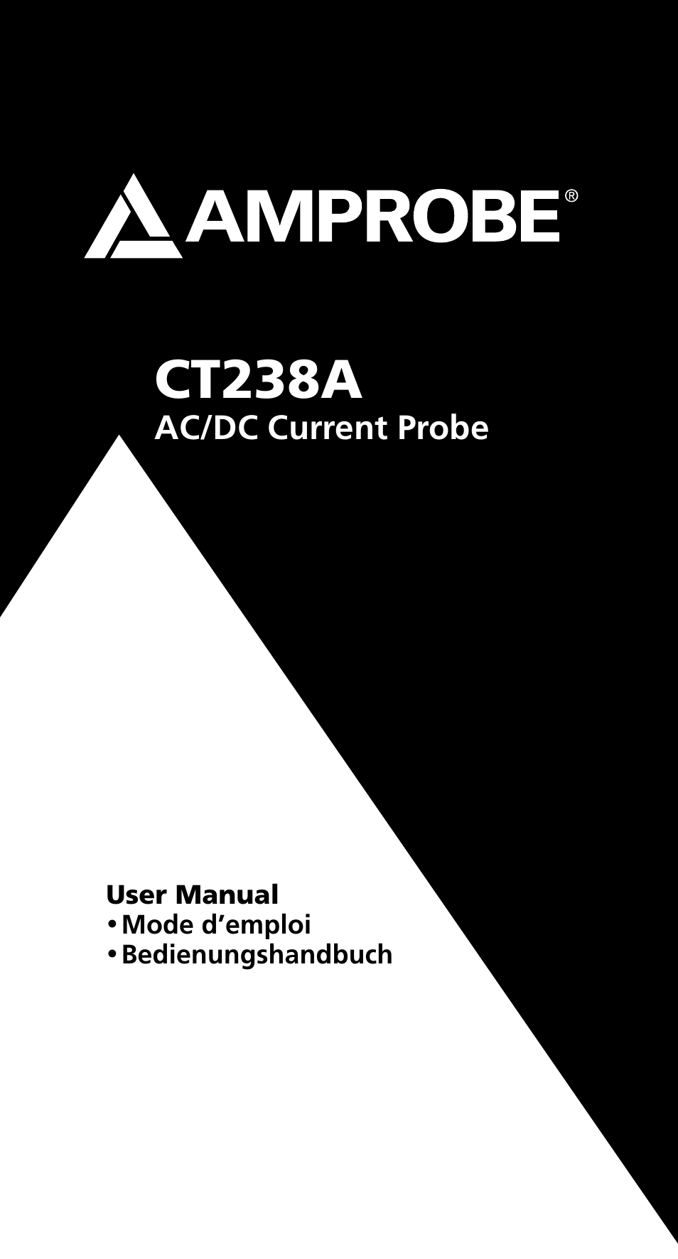 Amprobe CT238A ACDC-Current-Probe User Manual | 28 pages