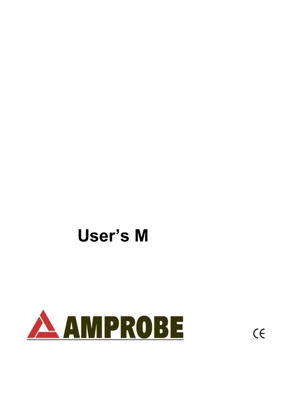 Amprobe DM-111S Current-Data-Logger User Manual | 61 pages