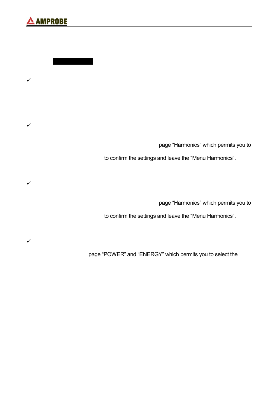 Amprobe DM-111S Current-Data-Logger User Manual | Page 14 / 61