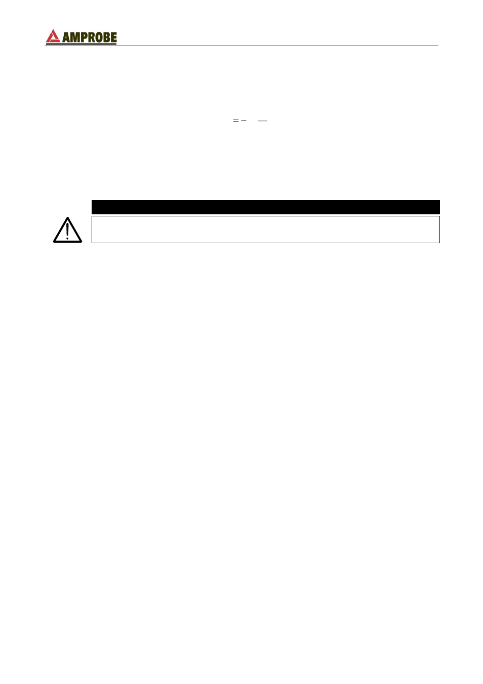 Measuring procedures, Warning | Amprobe DM-111S Current-Data-Logger User Manual | Page 43 / 61