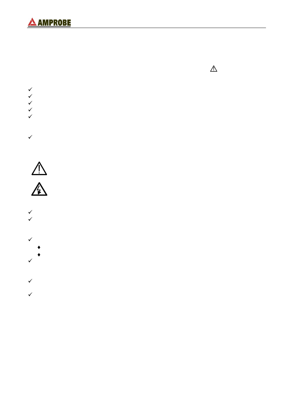 Amprobe DM-111S Current-Data-Logger User Manual | Page 5 / 61