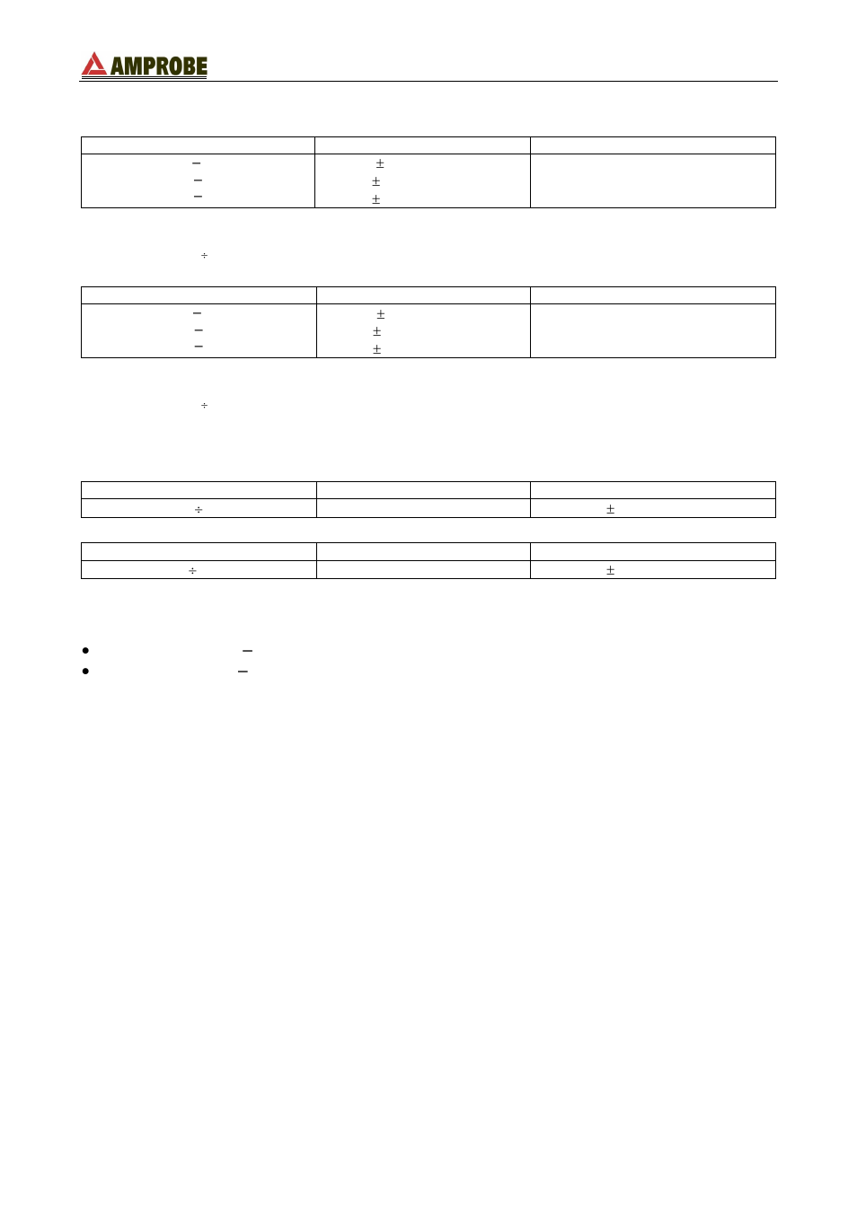 Dmiiis, Frequency measurement | Amprobe DM-111S Current-Data-Logger User Manual | Page 50 / 61