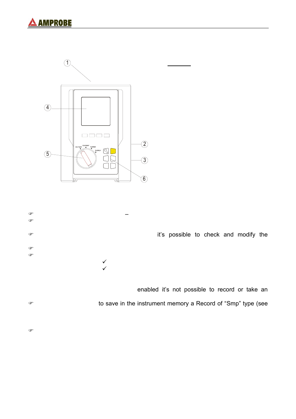 How to operate | Amprobe DM-111S Current-Data-Logger User Manual | Page 9 / 61