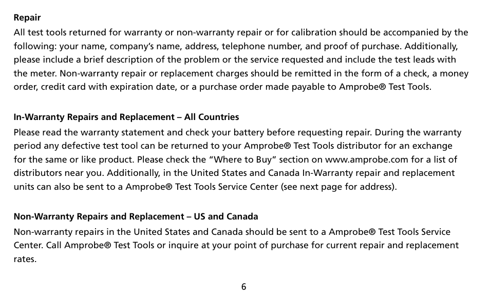 Amprobe LP10B Logic-Probes User Manual | Page 10 / 18