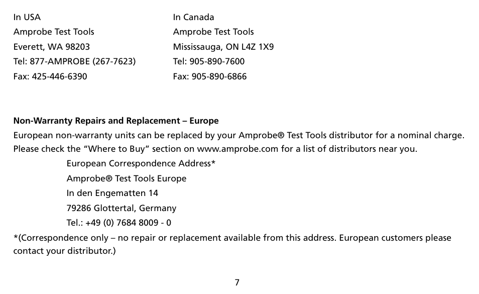 Amprobe LP10B Logic-Probes User Manual | Page 11 / 18