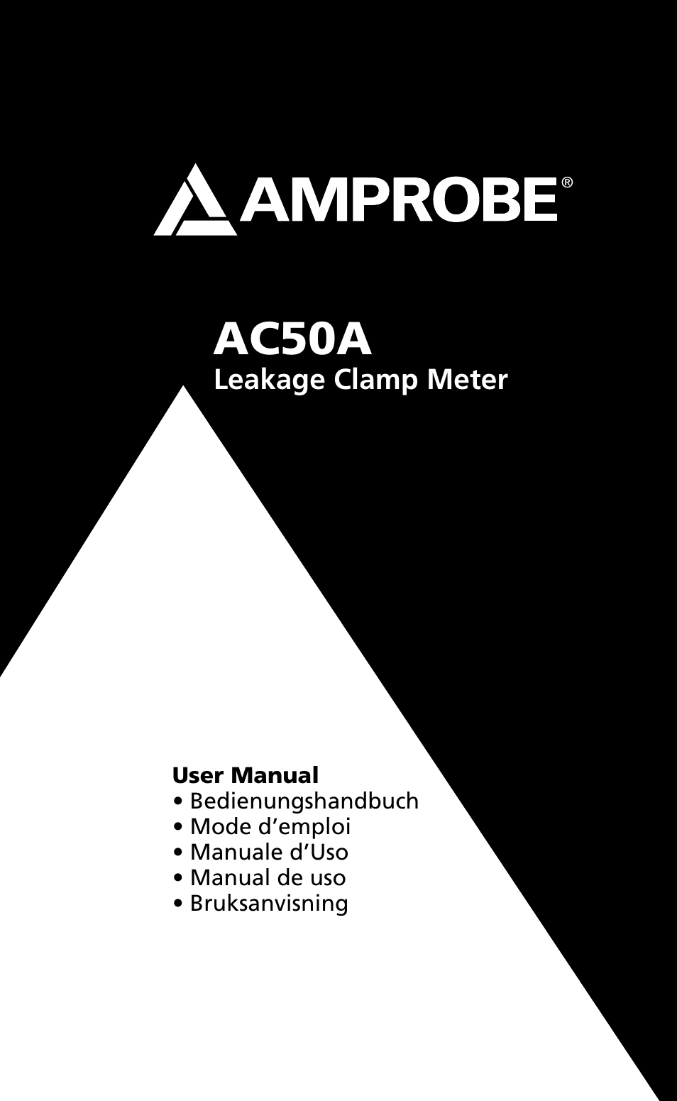 Amprobe AC50A User Manual | 78 pages