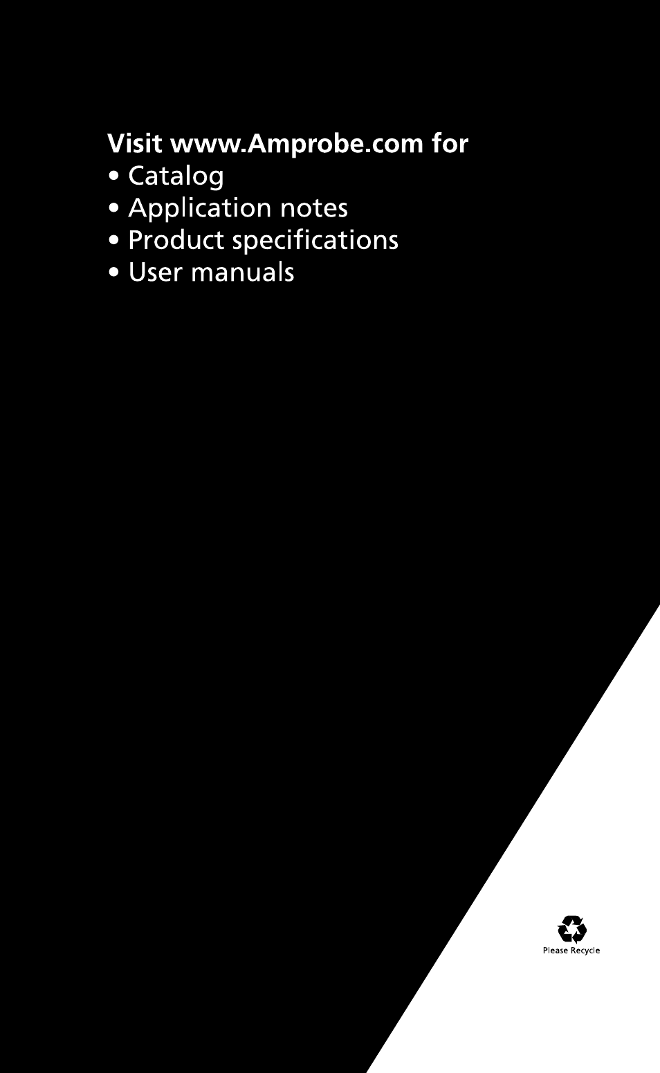 Amprobe AC50A User Manual | Page 78 / 78