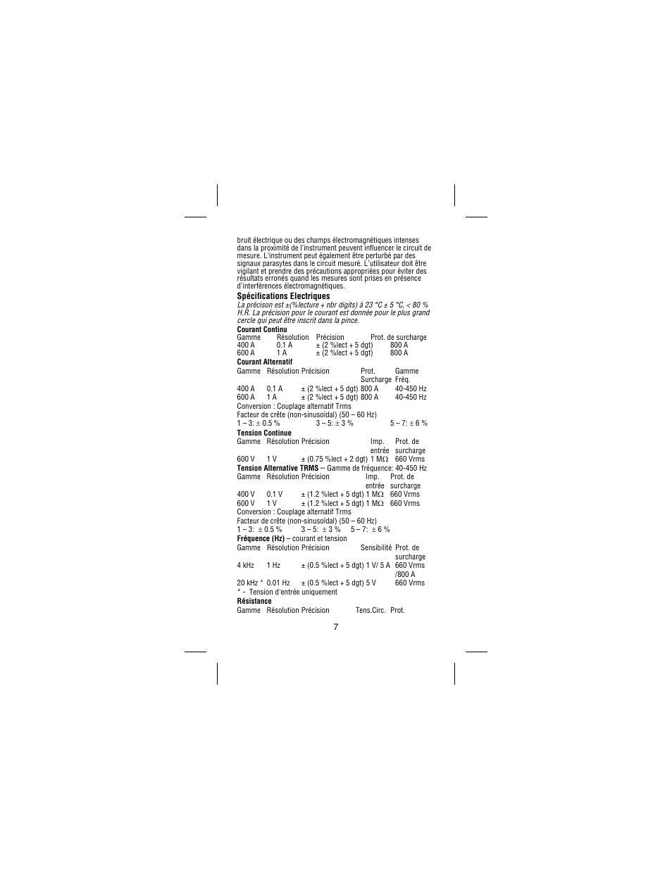 Amprobe AC68C Clamp-Multimeter User Manual | Page 23 / 52