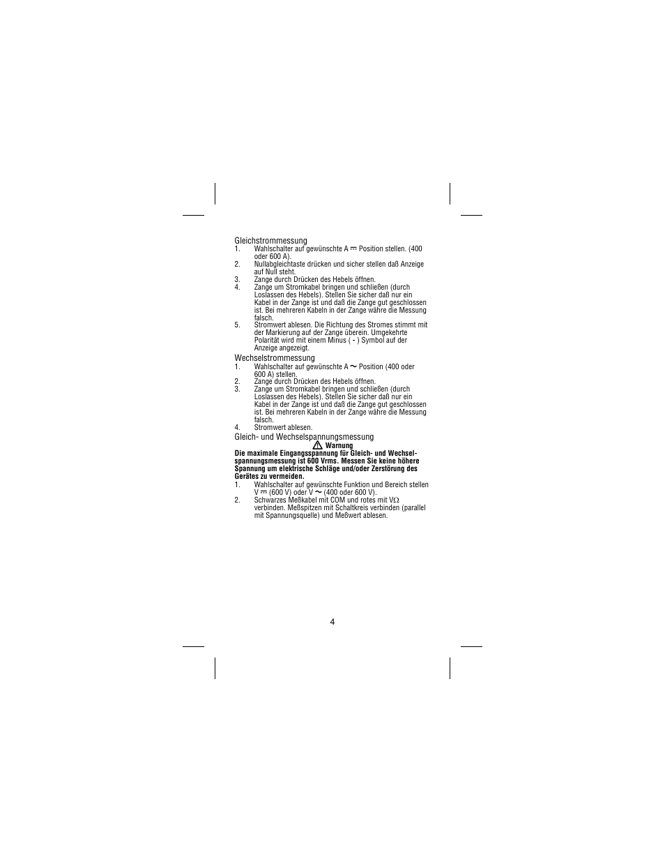 Amprobe AC68C Clamp-Multimeter User Manual | Page 32 / 52