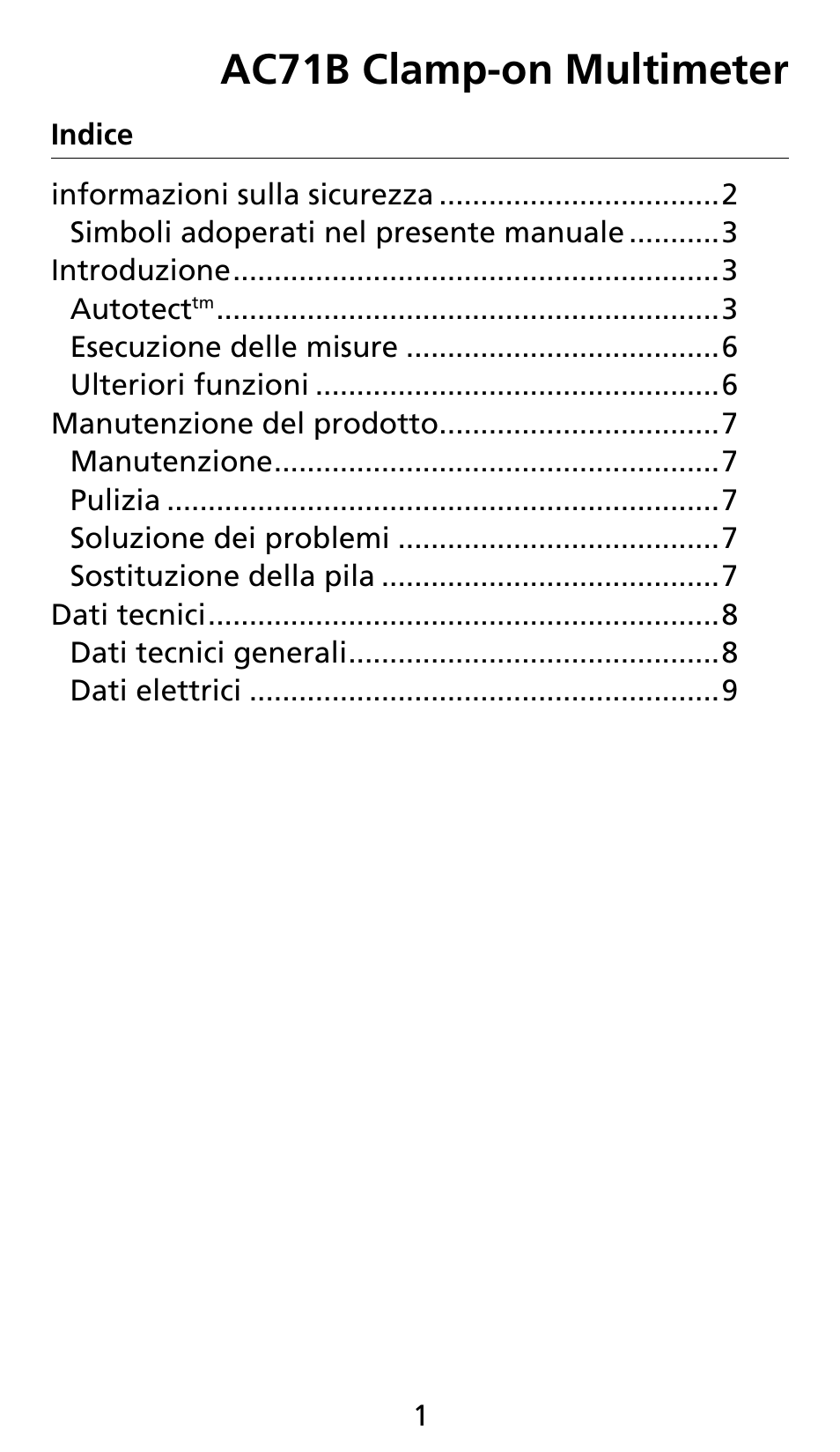 Ac71b clamp-on multimeter | Amprobe AC71B Clamp-On-Multimeter User Manual | Page 53 / 96