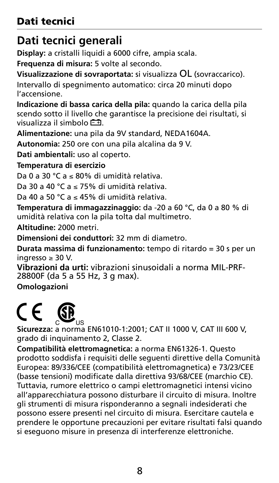 Amprobe AC71B Clamp-On-Multimeter User Manual | Page 60 / 96