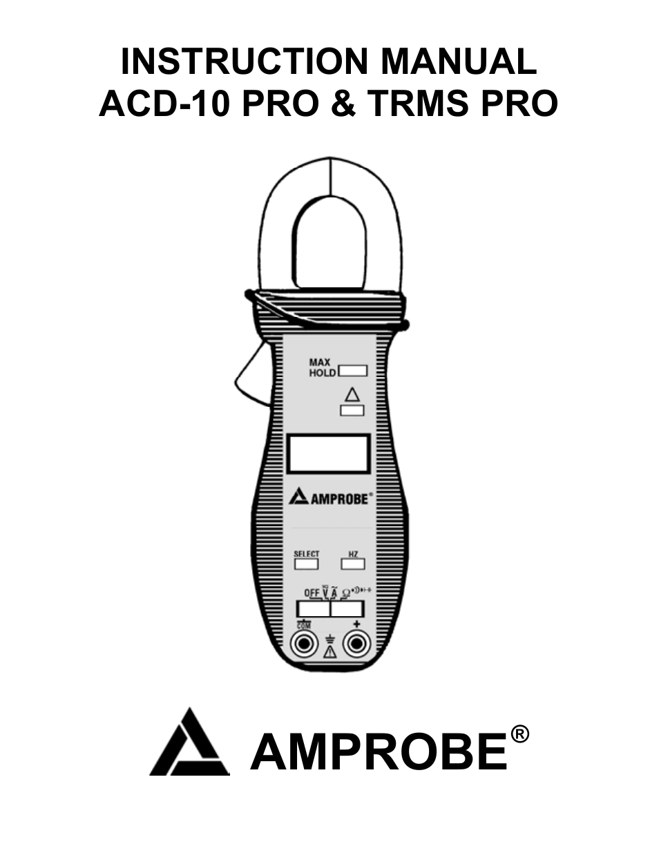 Amprobe ACD-10-Pro User Manual | 16 pages