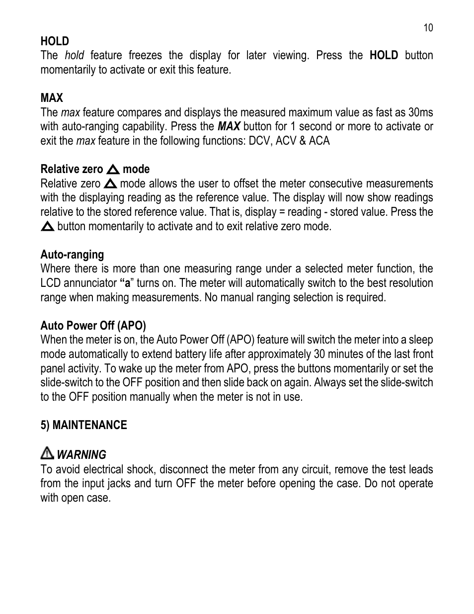 Amprobe ACD-10-Pro User Manual | Page 11 / 16