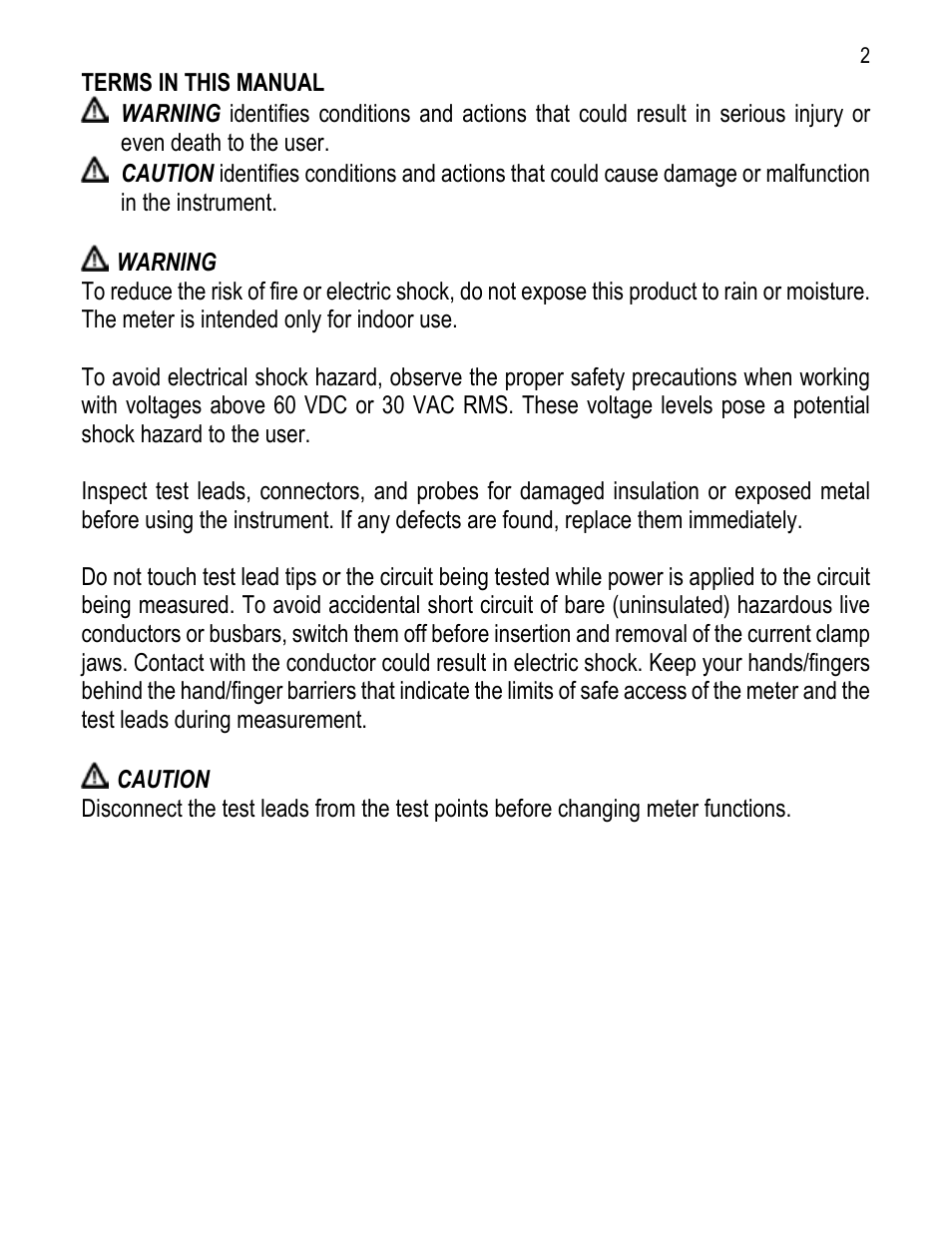 Amprobe ACD-10-Pro User Manual | Page 3 / 16