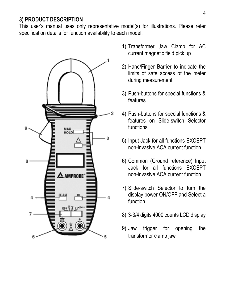 Amprobe ACD-10-Pro User Manual | Page 5 / 16