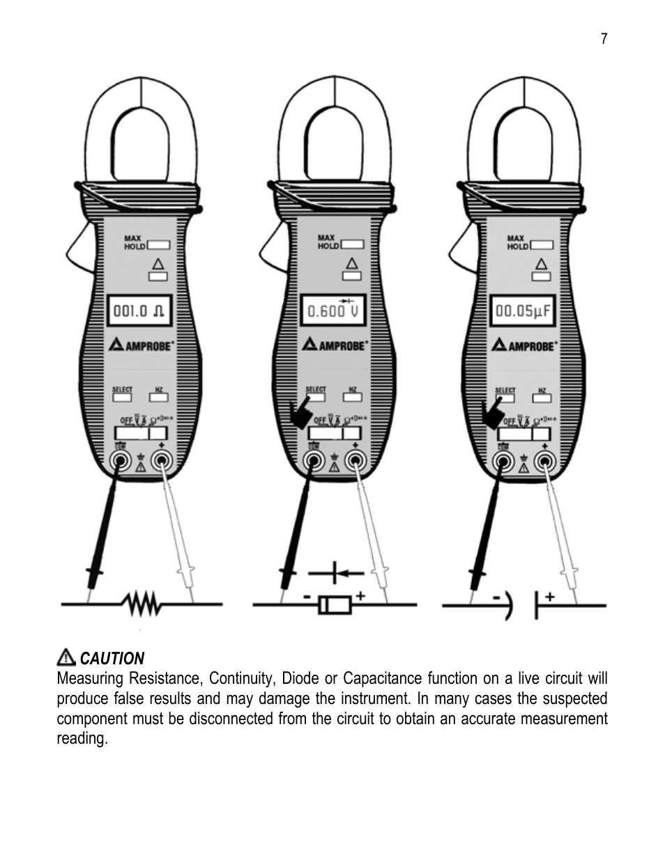 Amprobe ACD-10-Pro User Manual | Page 8 / 16