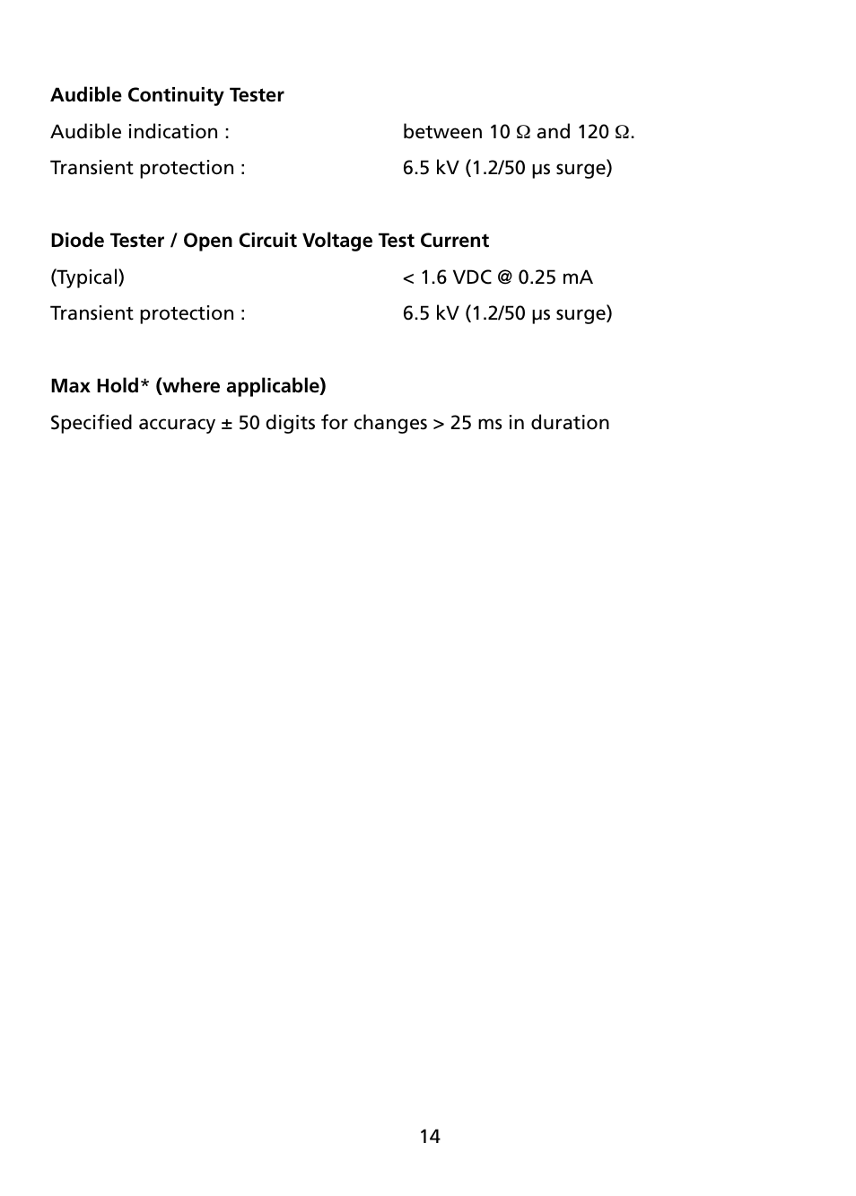 Amprobe ACD-10-TRMS-PLUS ACD-10-PLUS Clamp-Multimeters User Manual | Page 17 / 116