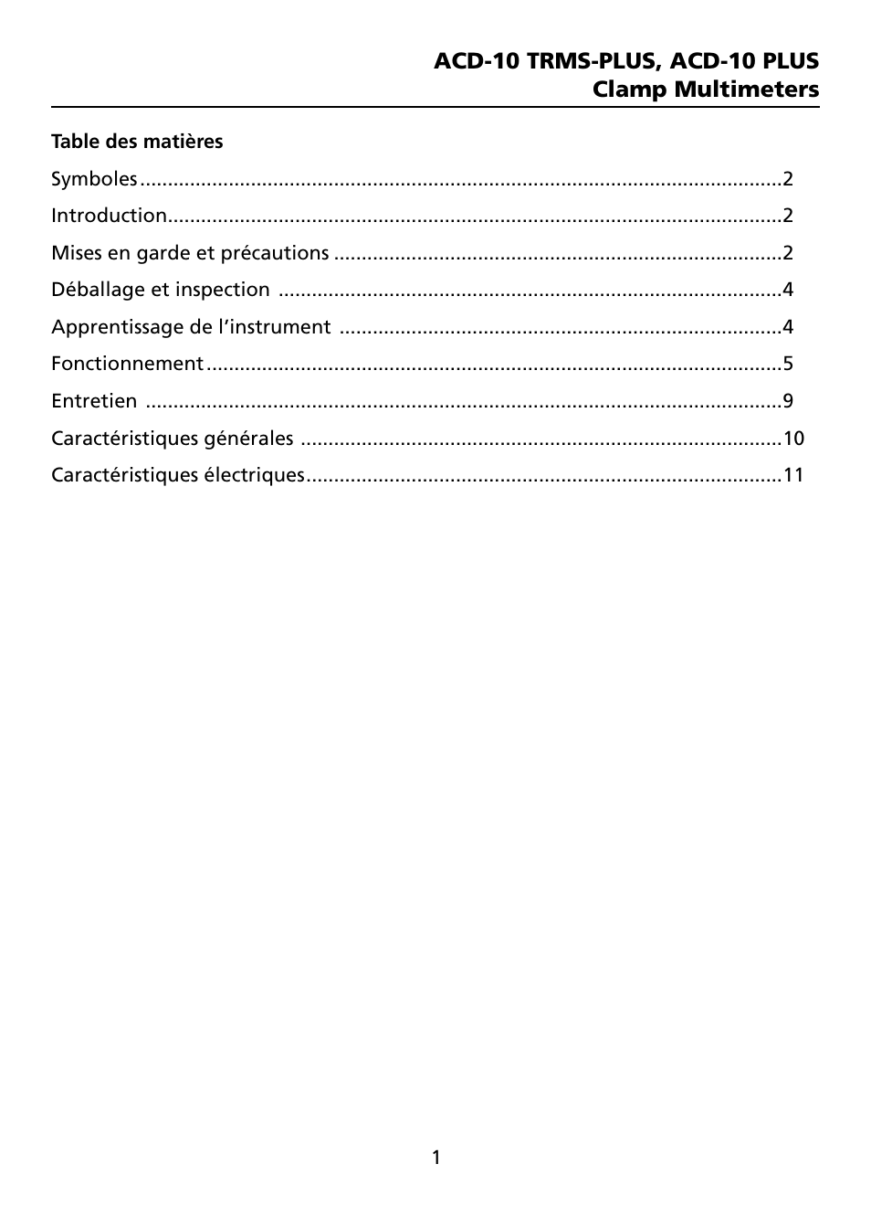 Amprobe ACD-10-TRMS-PLUS ACD-10-PLUS Clamp-Multimeters User Manual | Page 23 / 116