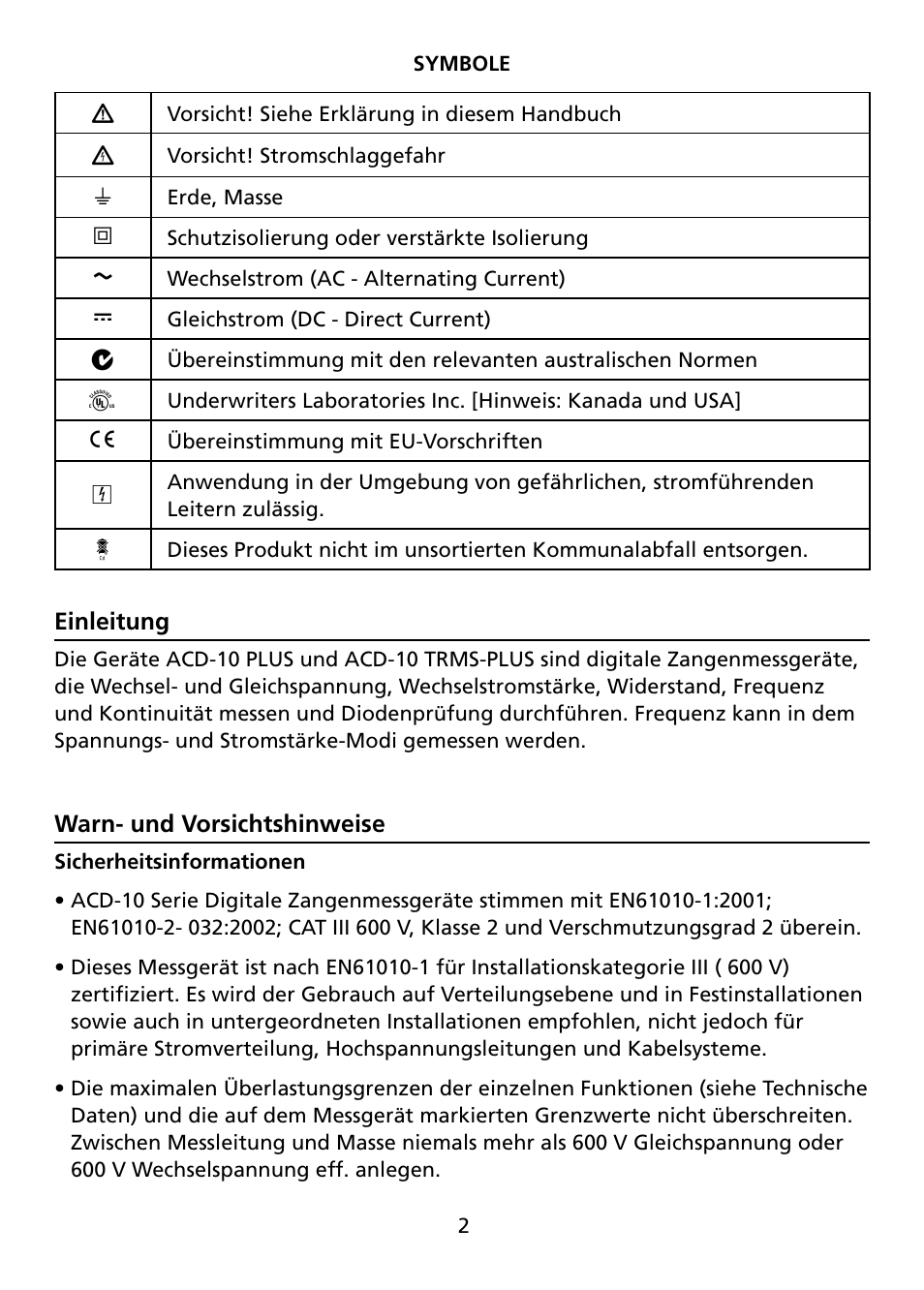 Amprobe ACD-10-TRMS-PLUS ACD-10-PLUS Clamp-Multimeters User Manual | Page 43 / 116