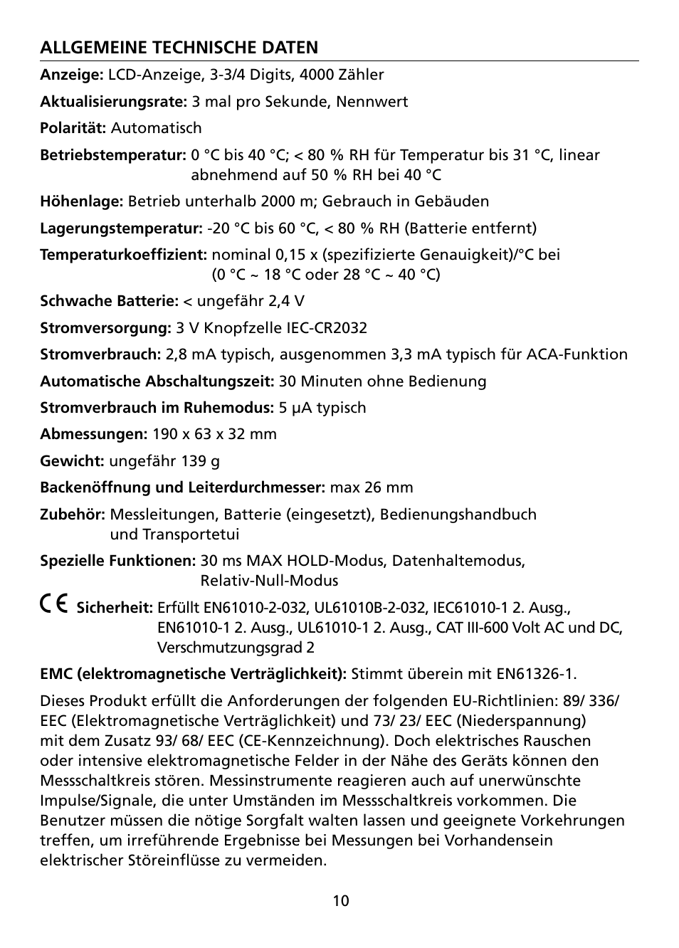 Amprobe ACD-10-TRMS-PLUS ACD-10-PLUS Clamp-Multimeters User Manual | Page 51 / 116