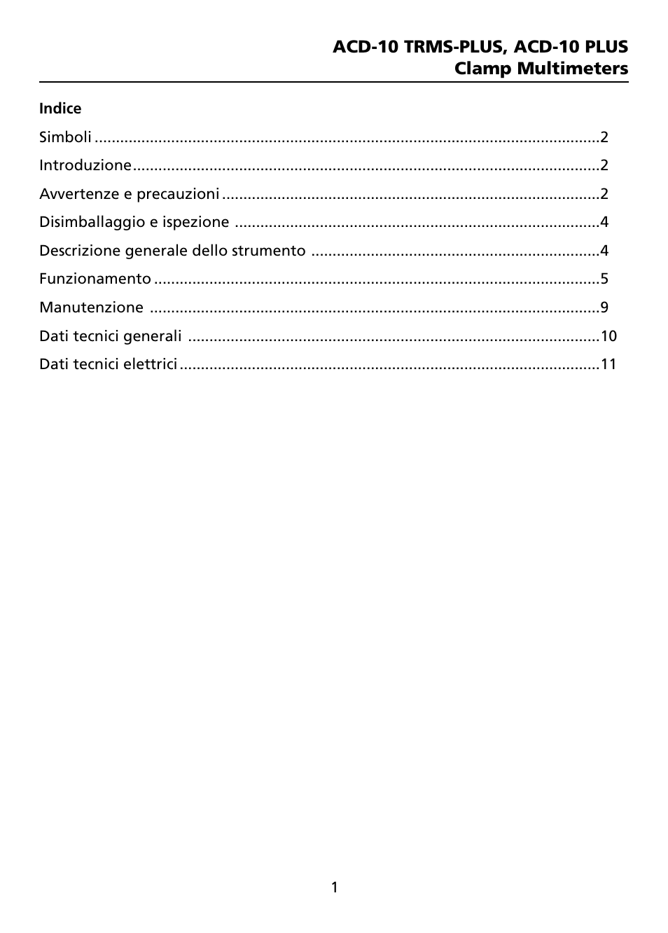 Amprobe ACD-10-TRMS-PLUS ACD-10-PLUS Clamp-Multimeters User Manual | Page 61 / 116