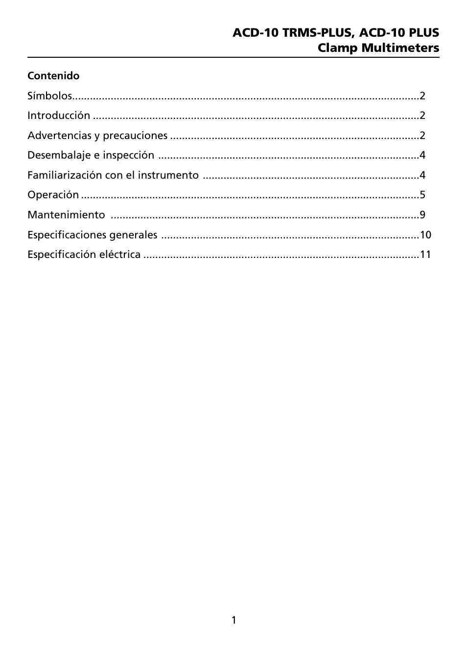 Amprobe ACD-10-TRMS-PLUS ACD-10-PLUS Clamp-Multimeters User Manual | Page 80 / 116