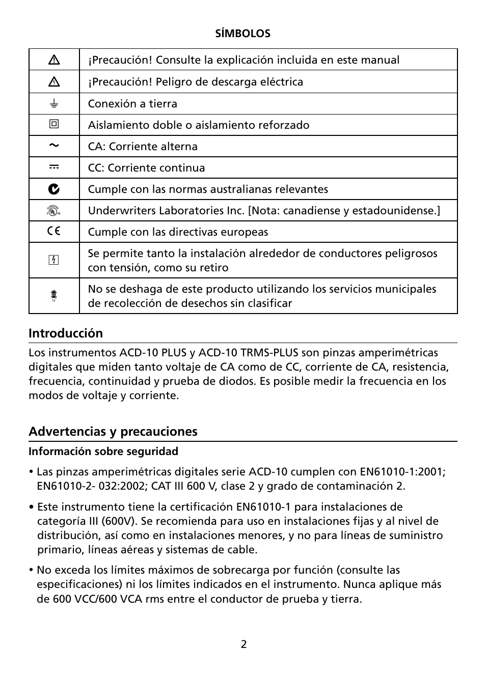 Amprobe ACD-10-TRMS-PLUS ACD-10-PLUS Clamp-Multimeters User Manual | Page 81 / 116