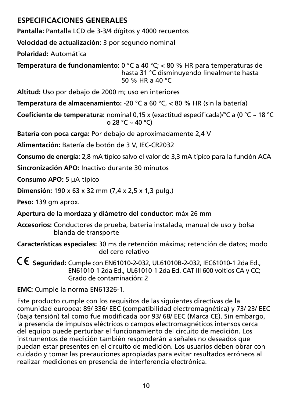 Amprobe ACD-10-TRMS-PLUS ACD-10-PLUS Clamp-Multimeters User Manual | Page 89 / 116