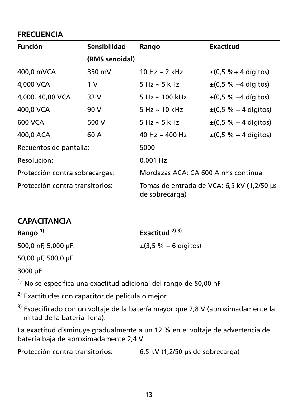 Amprobe ACD-10-TRMS-PLUS ACD-10-PLUS Clamp-Multimeters User Manual | Page 92 / 116