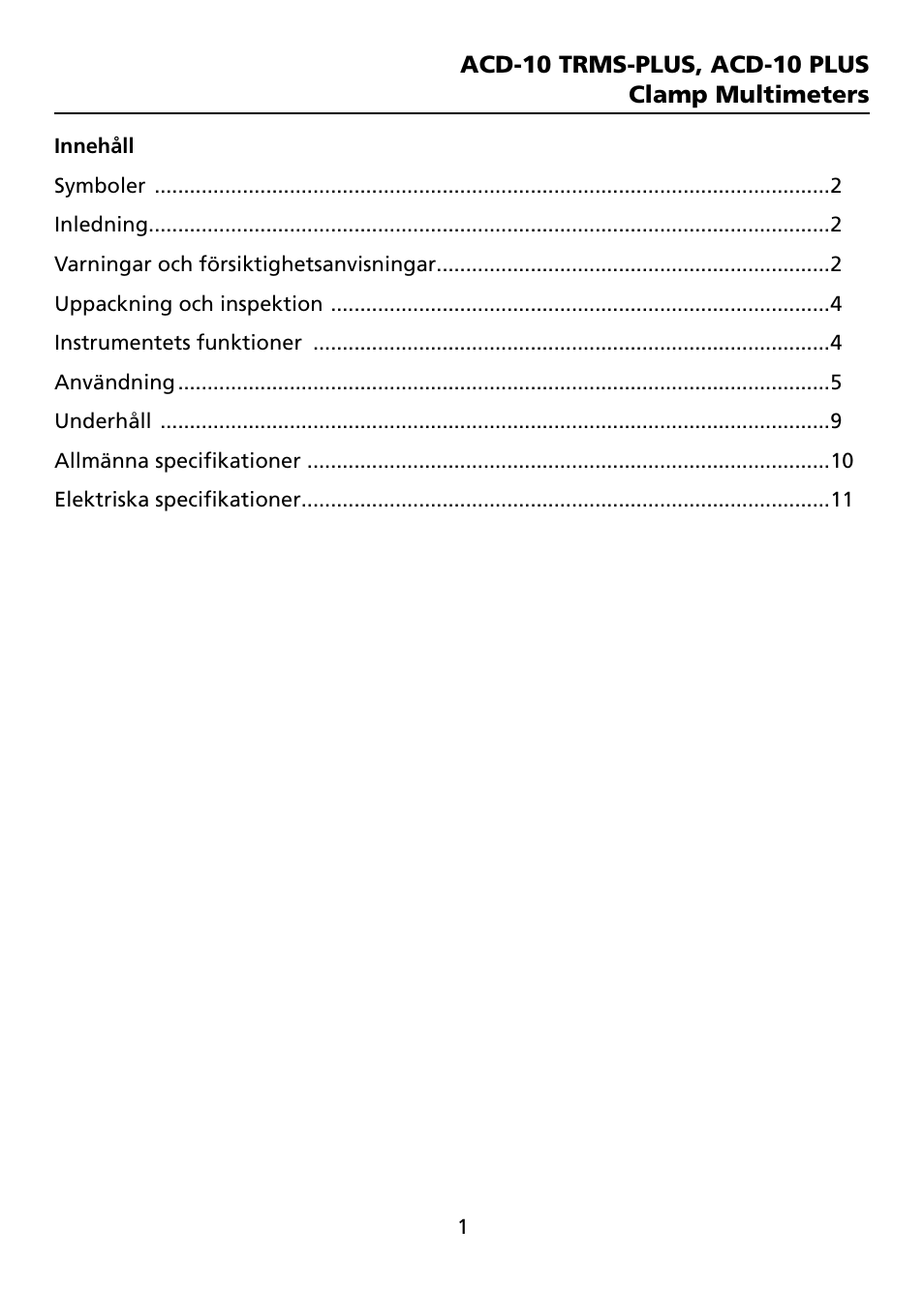 Amprobe ACD-10-TRMS-PLUS ACD-10-PLUS Clamp-Multimeters User Manual | Page 99 / 116