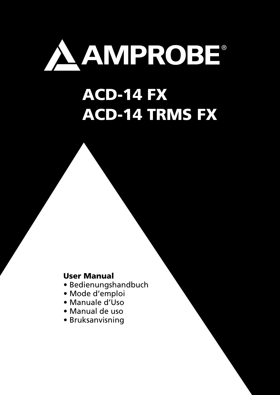 Amprobe ACD-14-FX Clamp-On-Multimeter User Manual | 19 pages