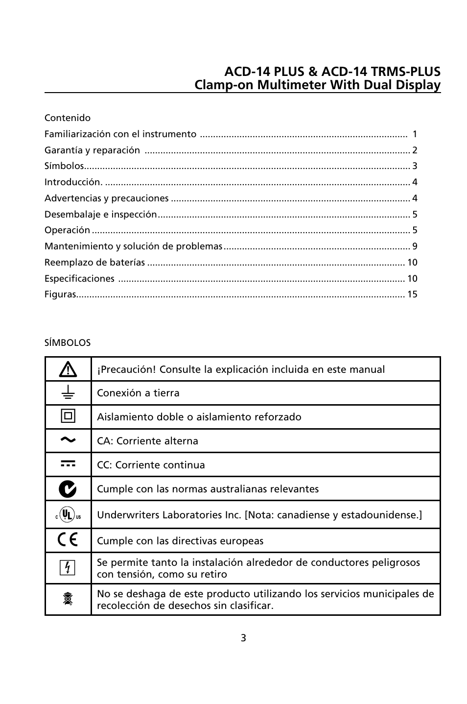 Amprobe ACD-14-PLUS Clamp-On-Multimeters User Manual | Page 102 / 148