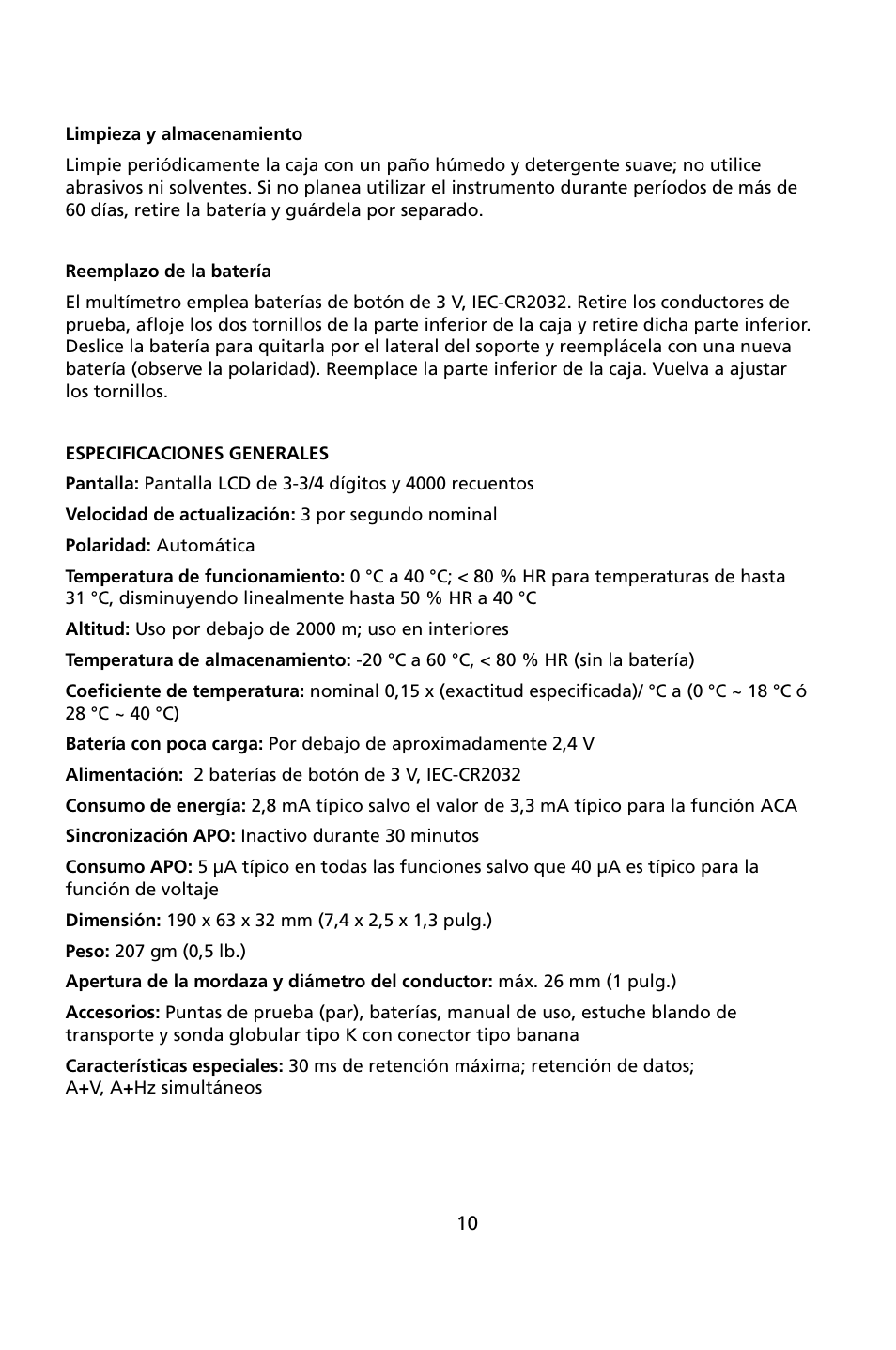 Amprobe ACD-14-PLUS Clamp-On-Multimeters User Manual | Page 109 / 148