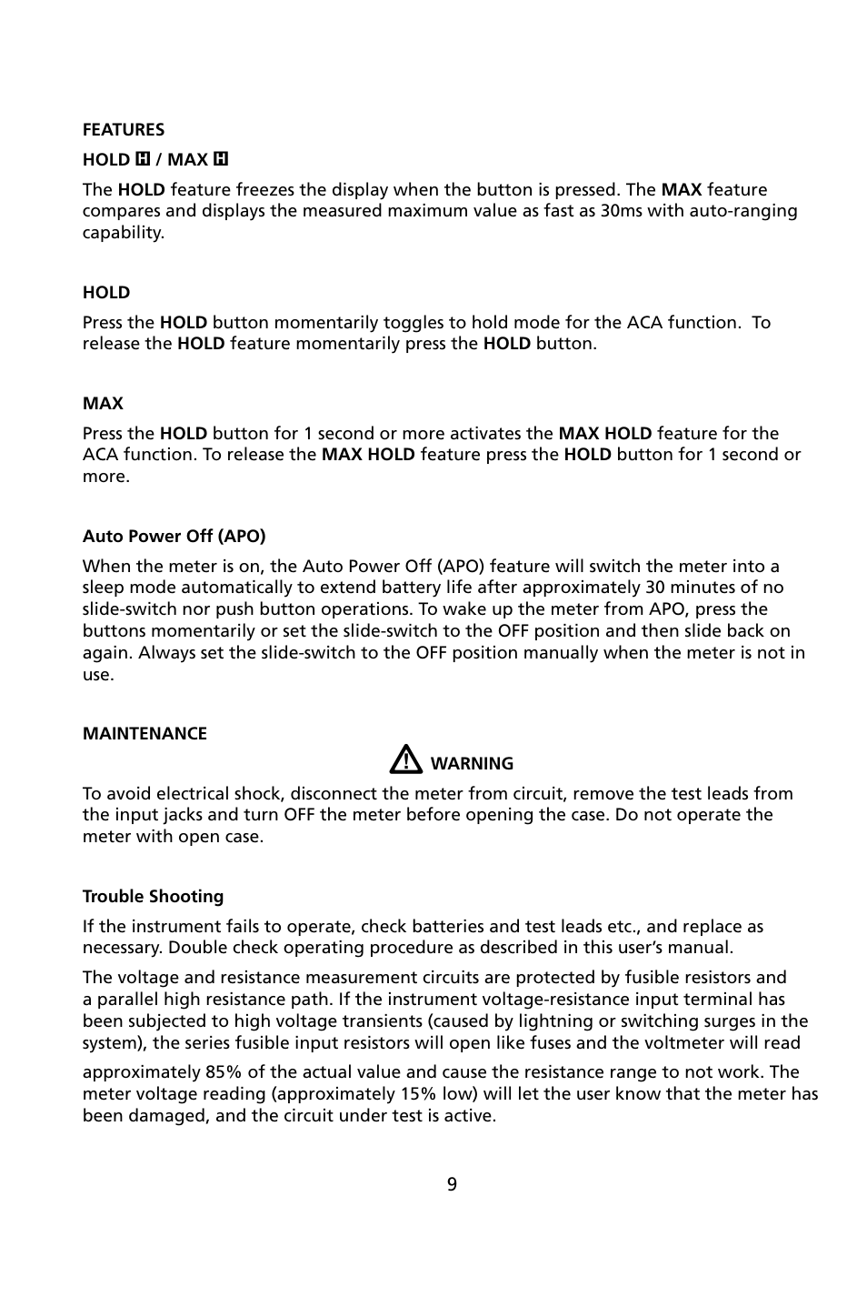 Amprobe ACD-14-PLUS Clamp-On-Multimeters User Manual | Page 12 / 148