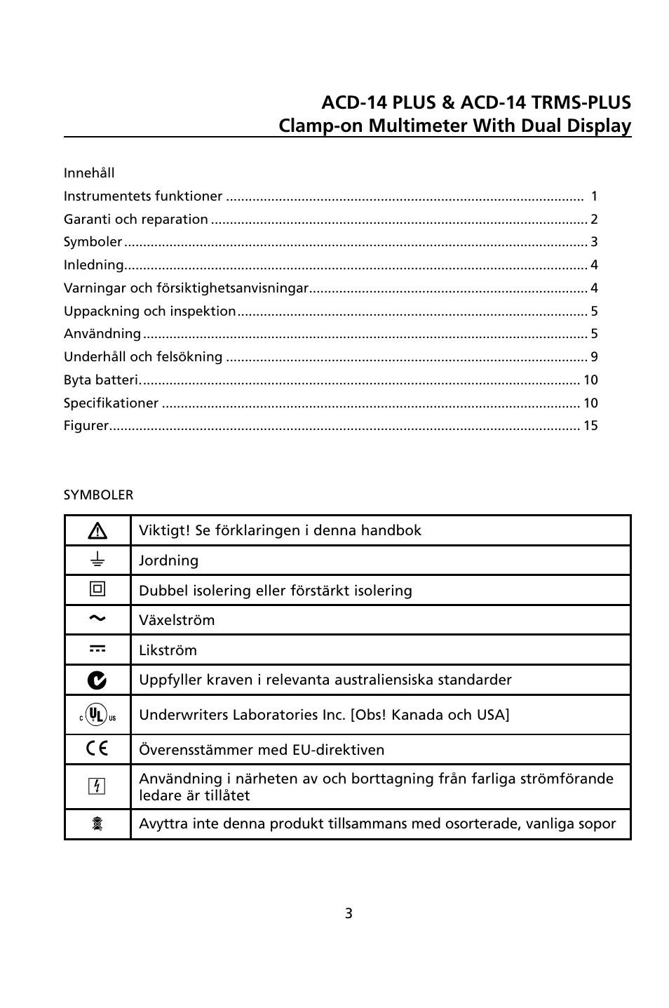 Amprobe ACD-14-PLUS Clamp-On-Multimeters User Manual | Page 126 / 148