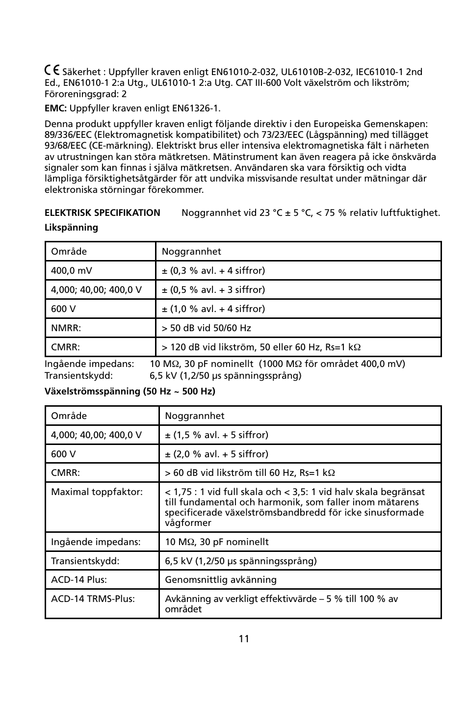 Amprobe ACD-14-PLUS Clamp-On-Multimeters User Manual | Page 134 / 148