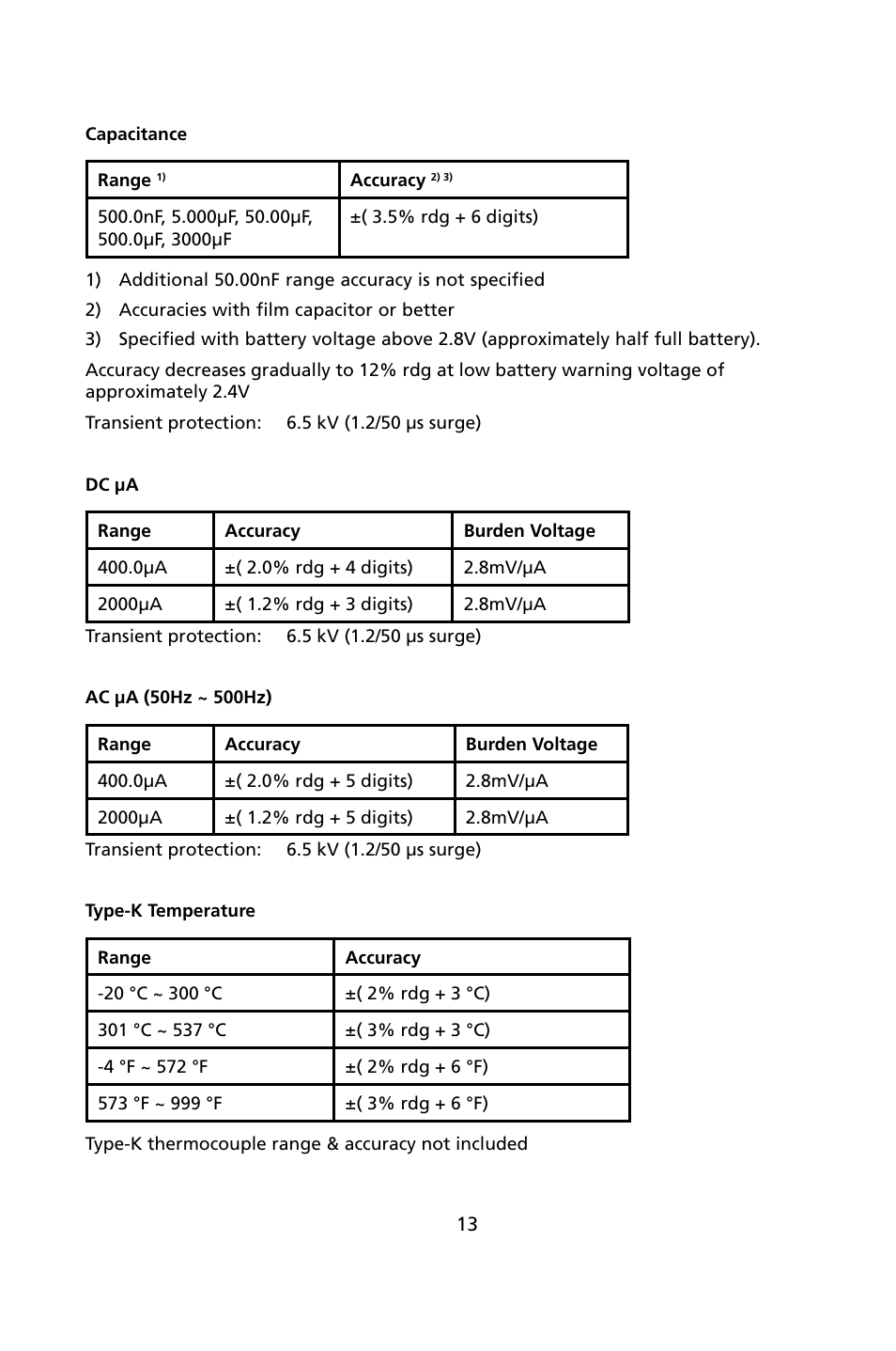 Amprobe ACD-14-PLUS Clamp-On-Multimeters User Manual | Page 16 / 148