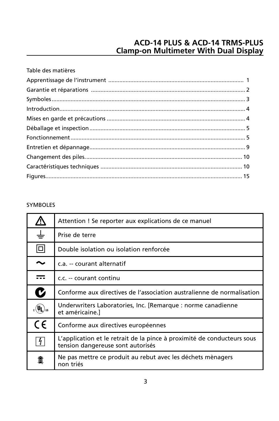 Amprobe ACD-14-PLUS Clamp-On-Multimeters User Manual | Page 30 / 148