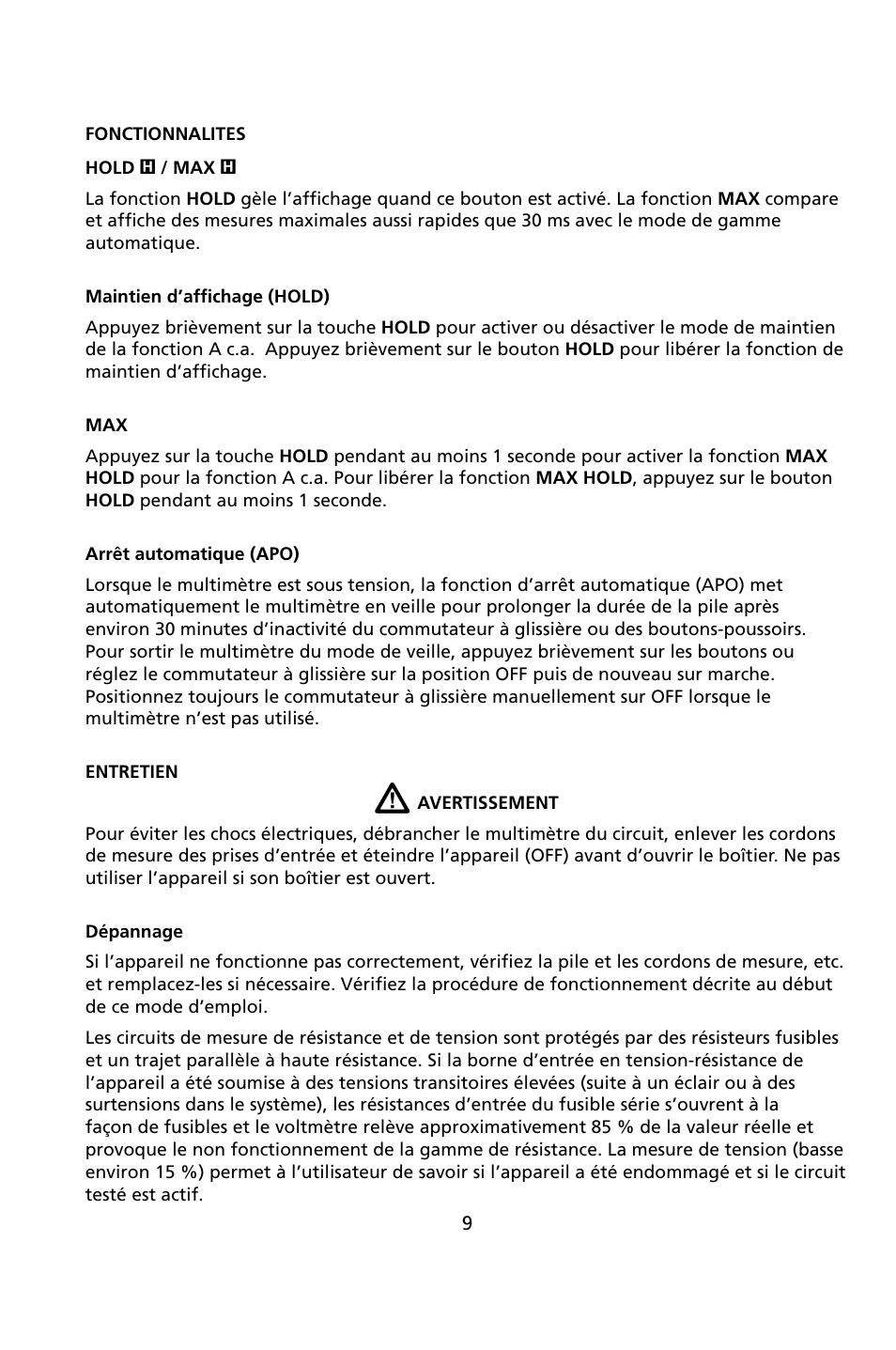 Amprobe ACD-14-PLUS Clamp-On-Multimeters User Manual | Page 36 / 148