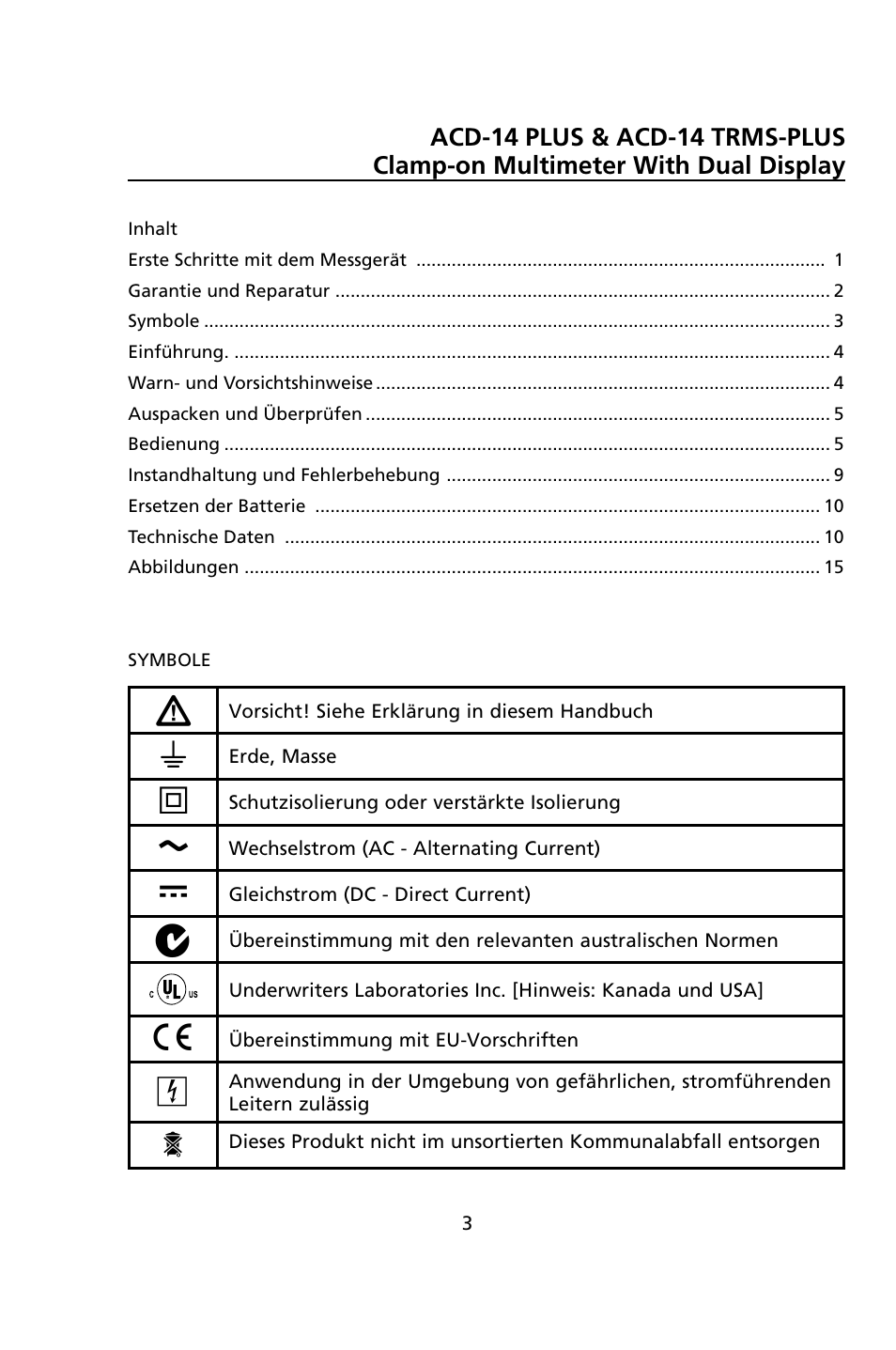 Amprobe ACD-14-PLUS Clamp-On-Multimeters User Manual | Page 54 / 148