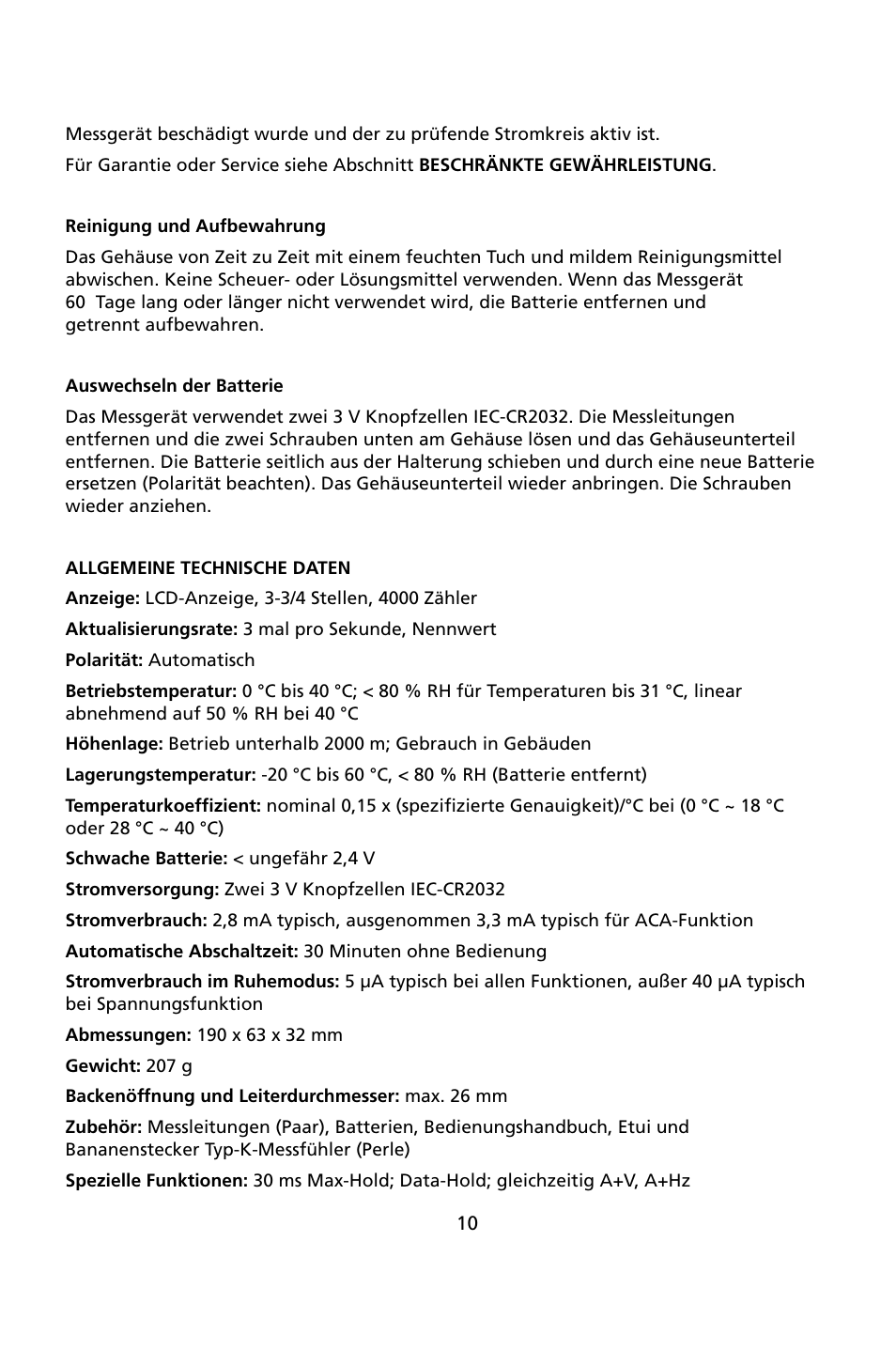 Amprobe ACD-14-PLUS Clamp-On-Multimeters User Manual | Page 61 / 148