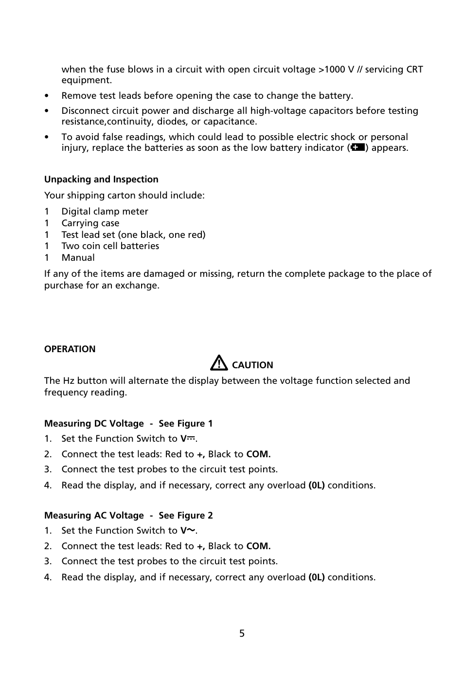 Amprobe ACD-14-PLUS Clamp-On-Multimeters User Manual | Page 8 / 148