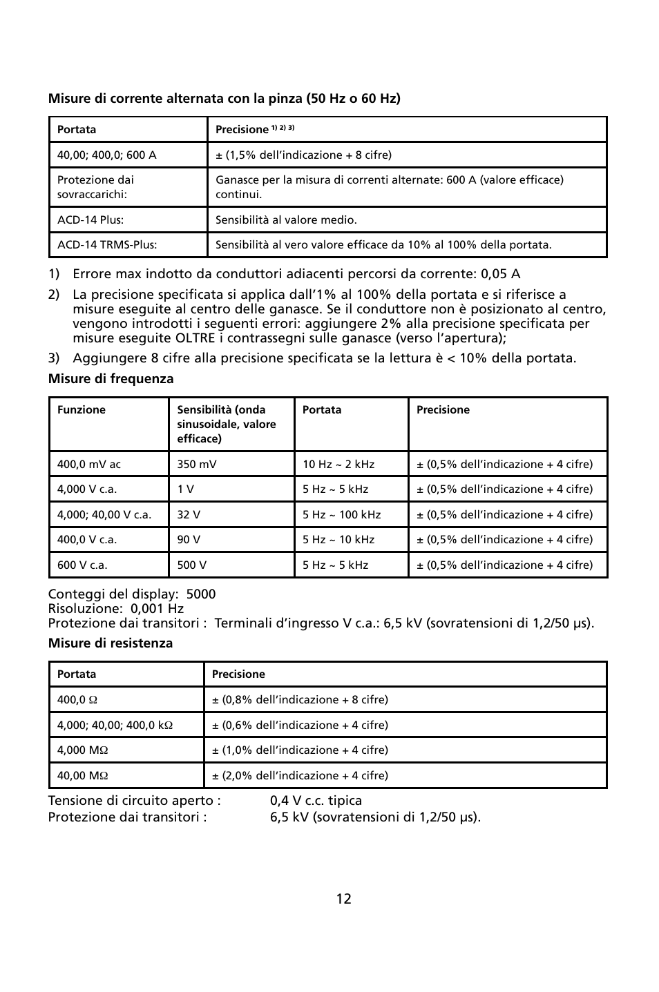 Amprobe ACD-14-PLUS Clamp-On-Multimeters User Manual | Page 87 / 148