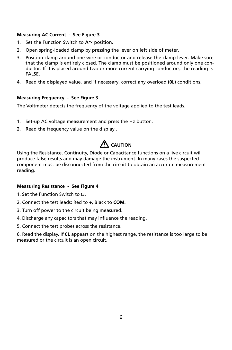 Amprobe ACD-14-PLUS Clamp-On-Multimeters User Manual | Page 9 / 148
