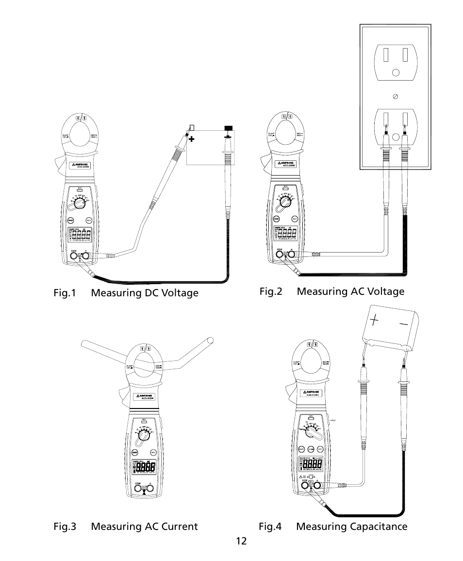 Amprobe ACD-20SW Digital-Clamp-Meters User Manual | Page 17 / 84