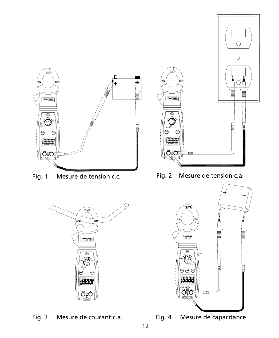 Amprobe ACD-20SW Digital-Clamp-Meters User Manual | Page 33 / 84