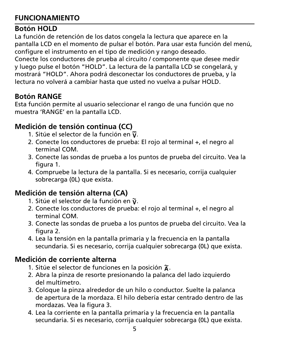 Amprobe ACD-20SW Digital-Clamp-Meters User Manual | Page 74 / 84