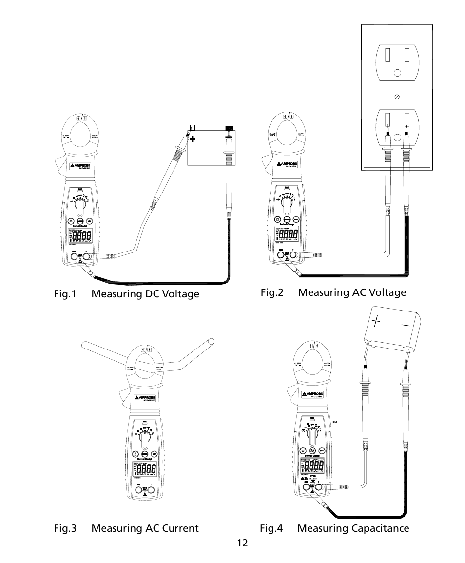 Amprobe ACD-22SW Digital-Clamp-Meters User Manual | Page 17 / 20
